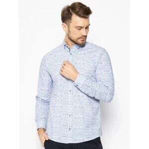 JOOP! Men's 15 JJSH-40Haven-W Slim Fit Shirt Size XL In Blue